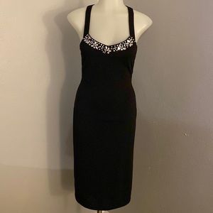 Charlotte Russe, Womens size Medium black dress with rhinestones